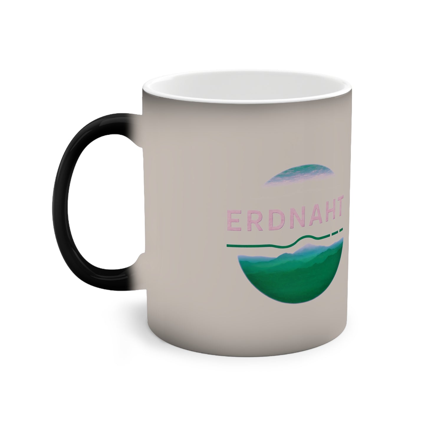 Spur im Morgennebel – Magic Mug – 325mL