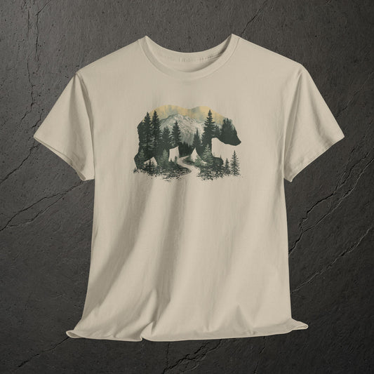 World - Silent Bear Trail – T-Shirt – Heavy Cotton Unisex 