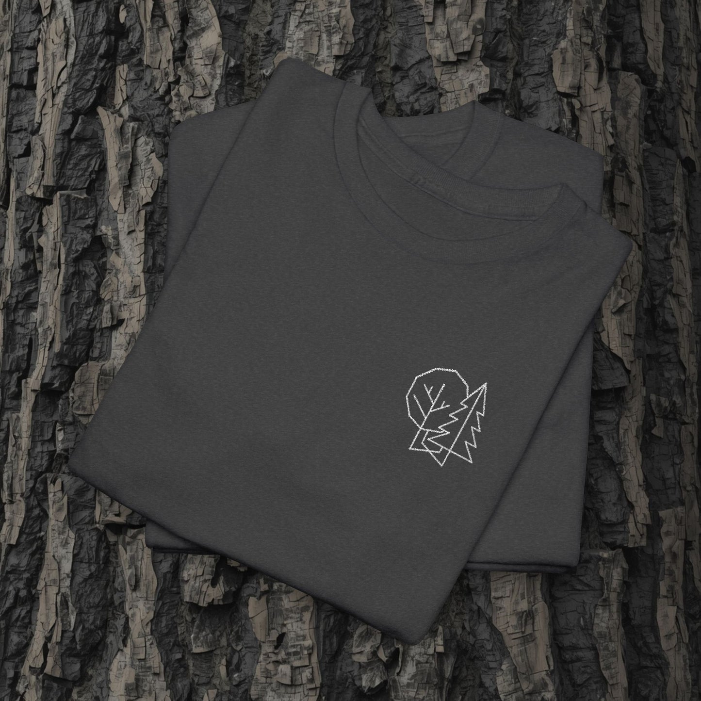 Unter Kronen Wappen Stick – T-Shirt – Heavy Cotton Unisex – K4