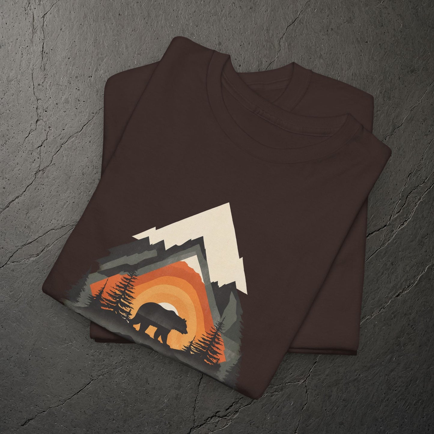 Bärenpfad im Abendlicht - T-Shirt - Heavy Cotton Unisex