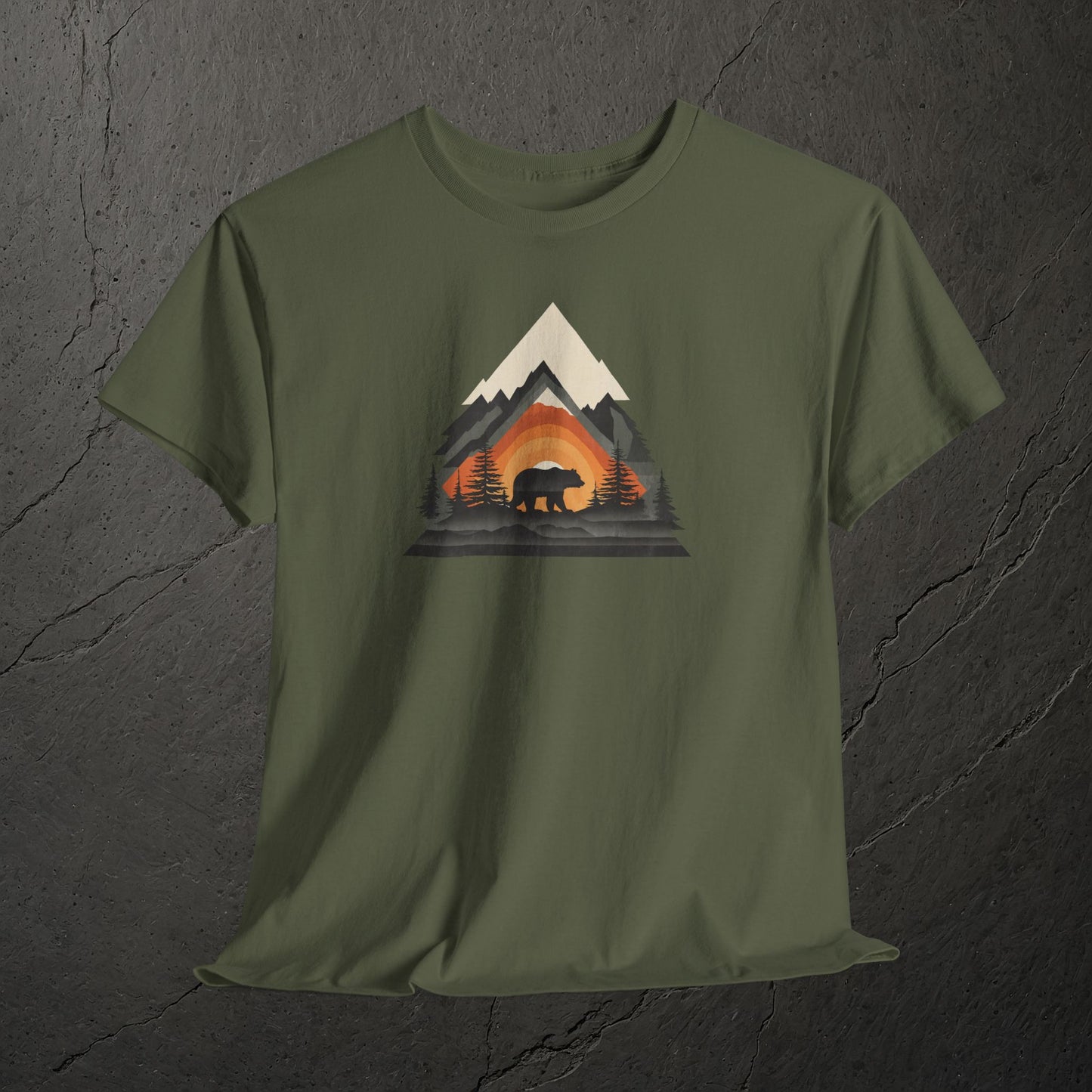 Bärenpfad im Abendlicht - T-Shirt - Heavy Cotton Unisex