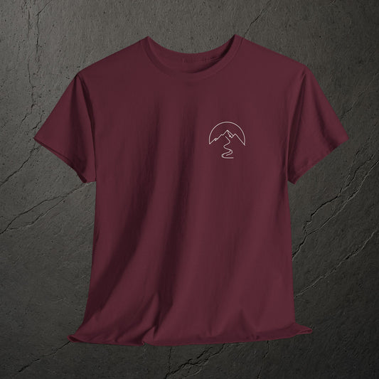 World - Mountain Crest T-Shirt – Heavy Cotton Unisex 