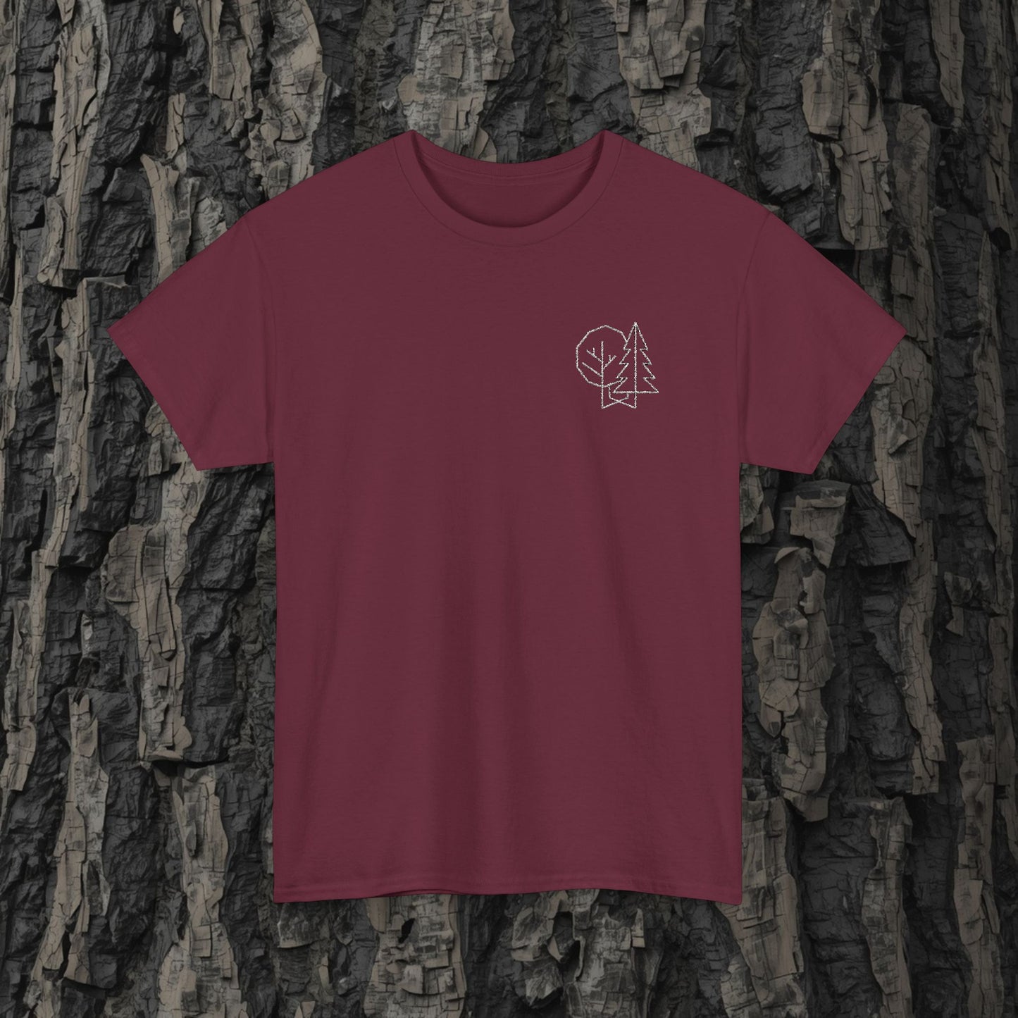 Unter Kronen Wappen Stick – T-Shirt – Heavy Cotton Unisex – K4