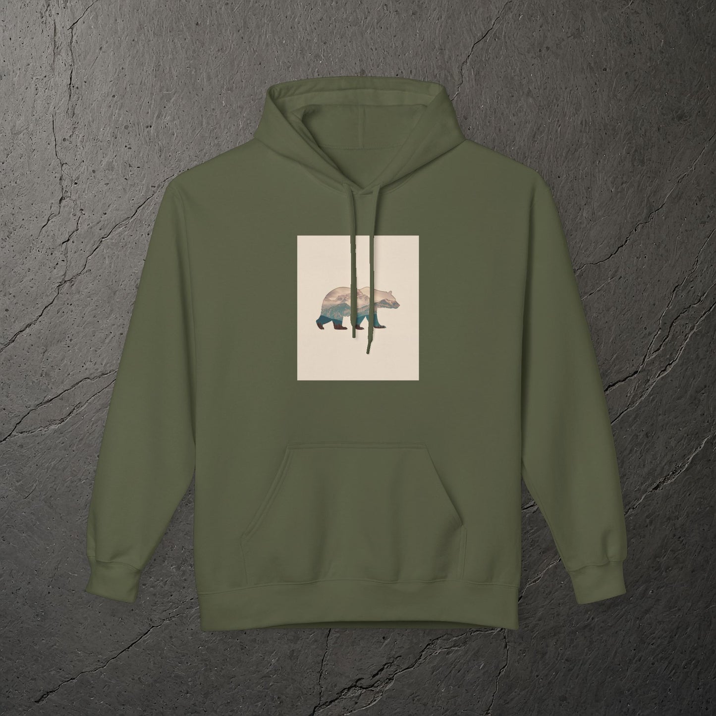 Berge im Fell - Hoodie - Softstyle Fleece