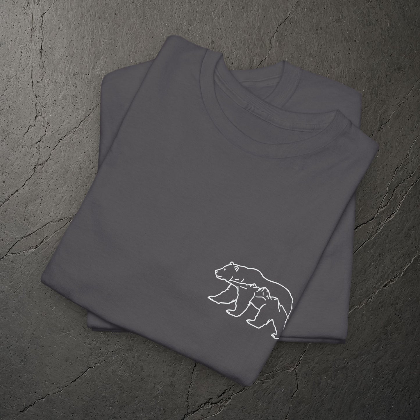 Bergspur im Bärenkörper – T-Shirt – Heavy Cotton Unisex