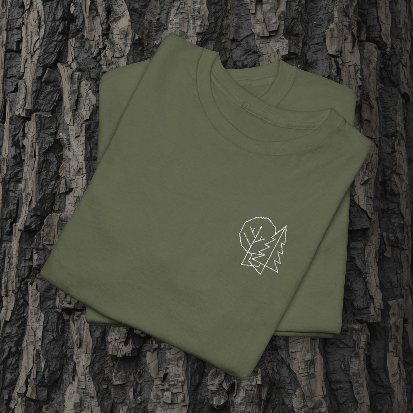 Unter Kronen Wappen Stick – T-Shirt – Heavy Cotton Unisex – K4