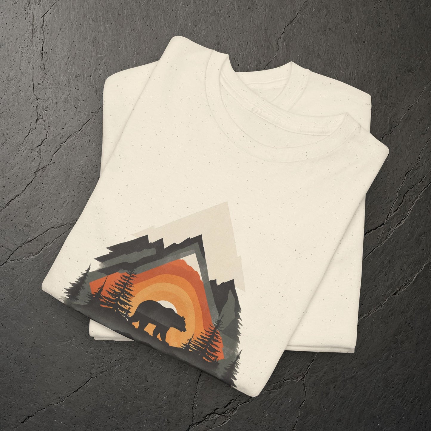 Bärenpfad im Abendlicht - T-Shirt - Heavy Cotton Unisex