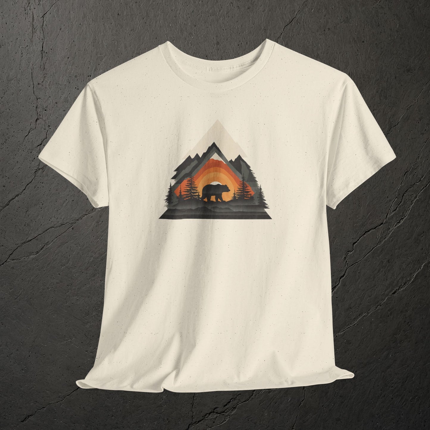 Bärenpfad im Abendlicht - T-Shirt - Heavy Cotton Unisex