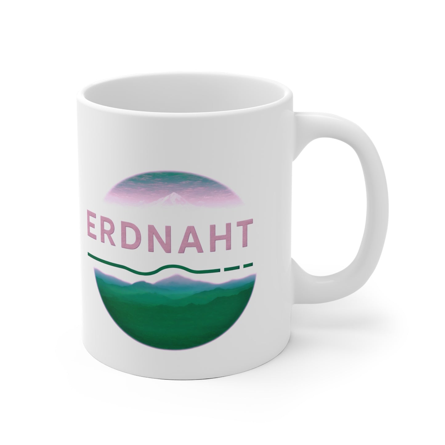 Spur im Morgennebel – Mug – 325 mL