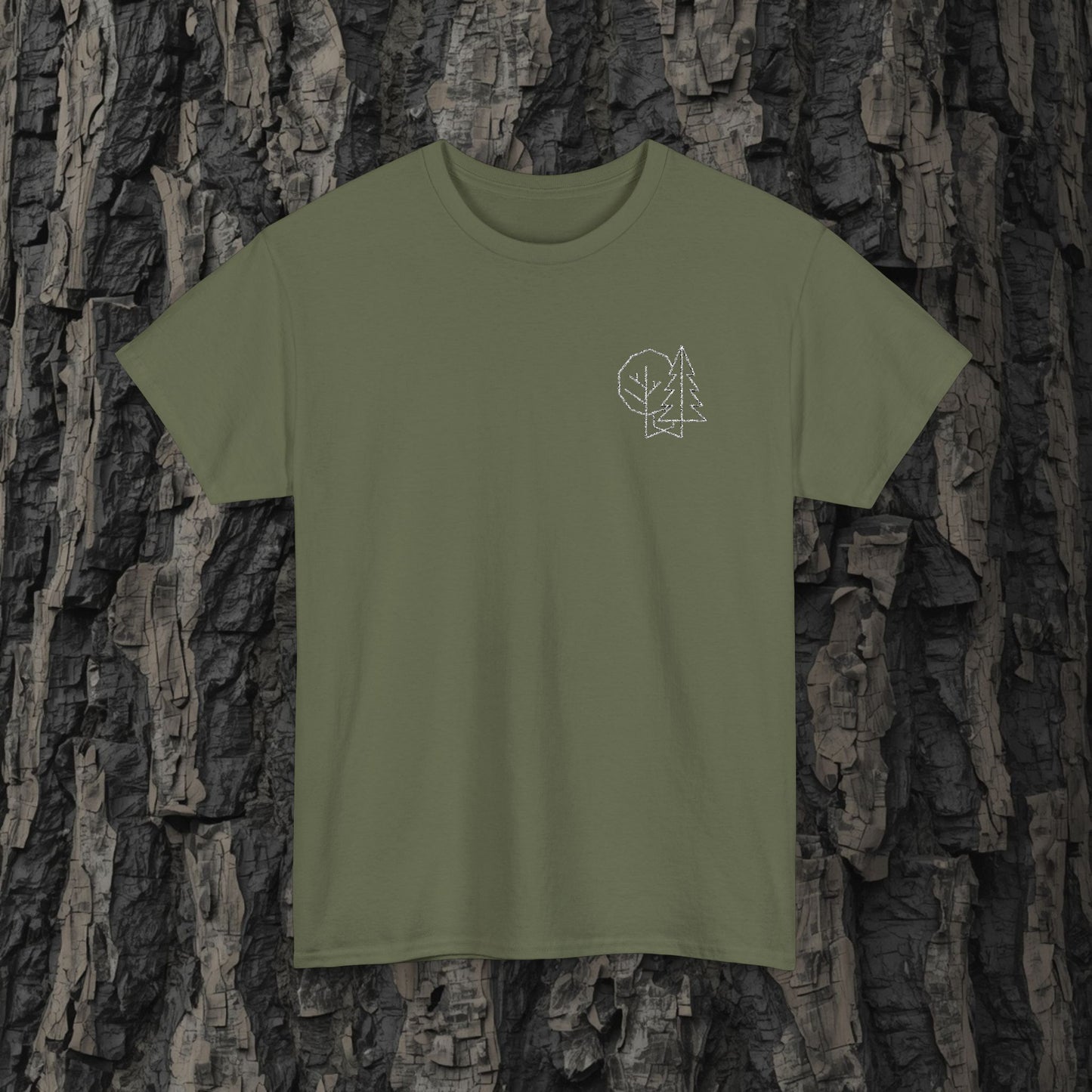 Unter Kronen Wappen Stick – T-Shirt – Heavy Cotton Unisex – K4