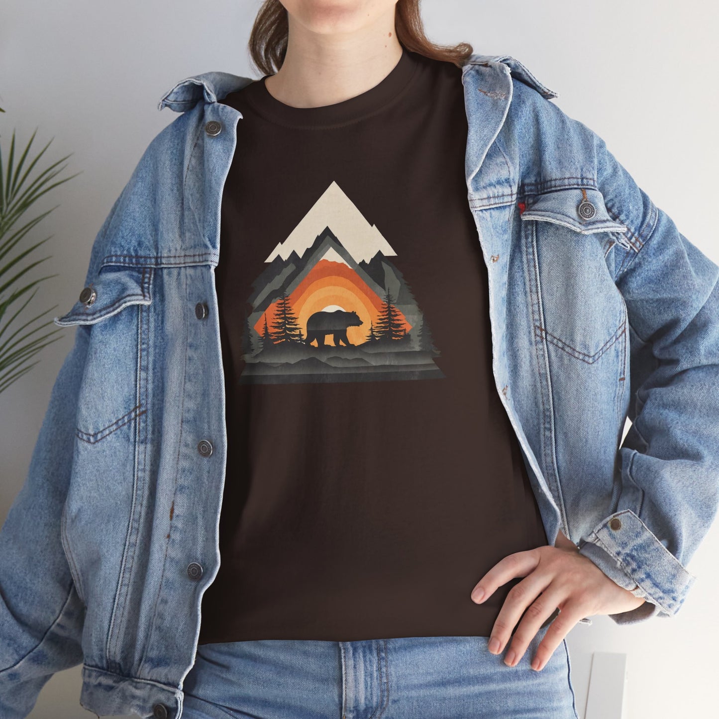 Bärenpfad im Abendlicht - T-Shirt - Heavy Cotton Unisex