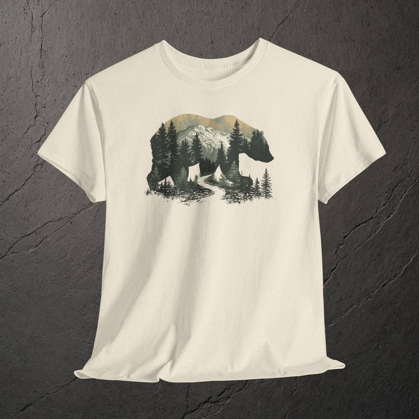 Stille Bärenspur – T-Shirt Heavy Cotton