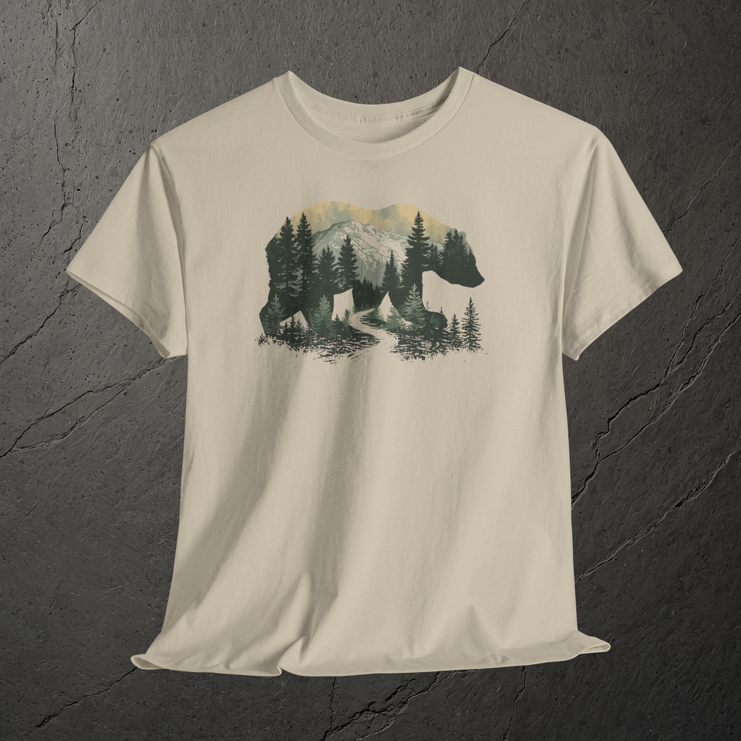 Stille Bärenspur – T-Shirt Heavy Cotton