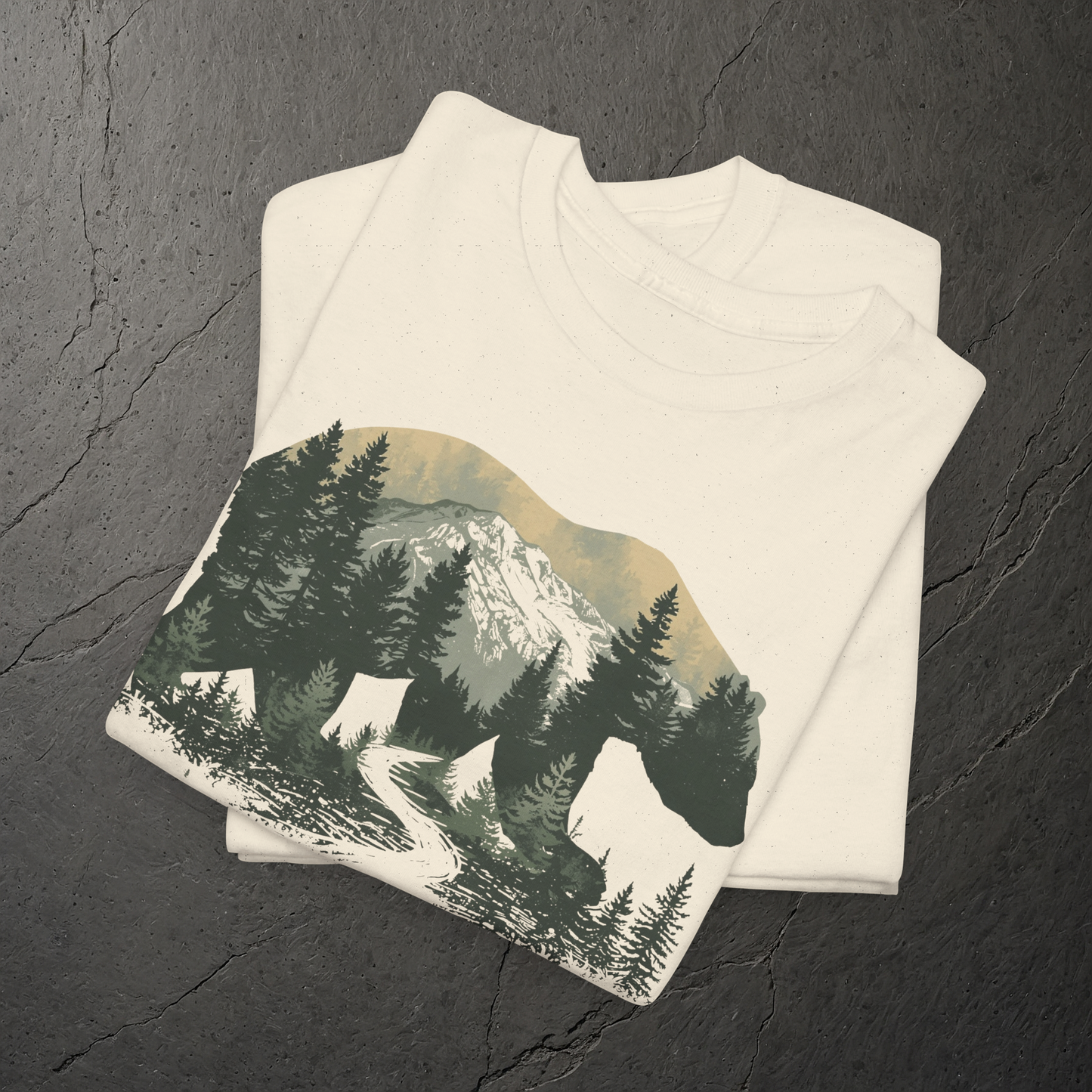 Stille Bärenspur – T-Shirt Heavy Cotton