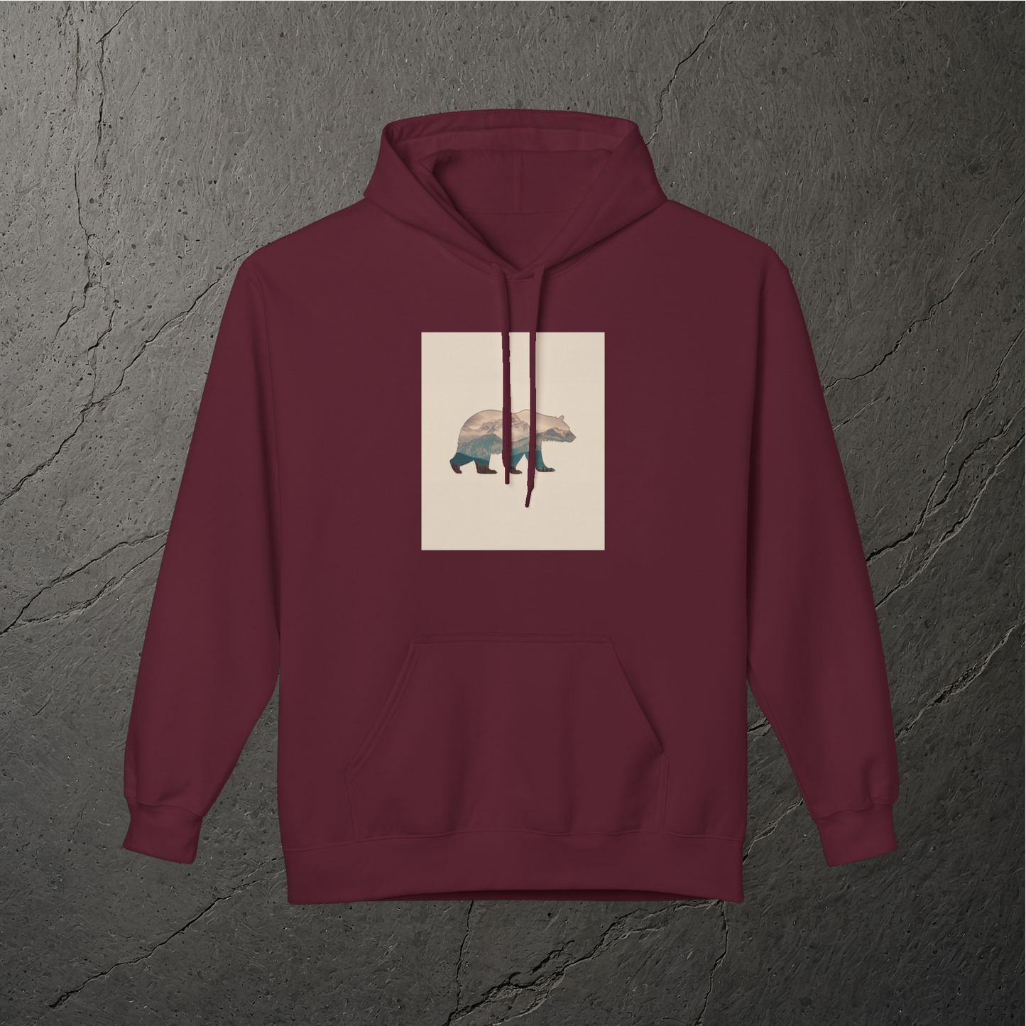 Berge im Fell - Hoodie - Softstyle Fleece