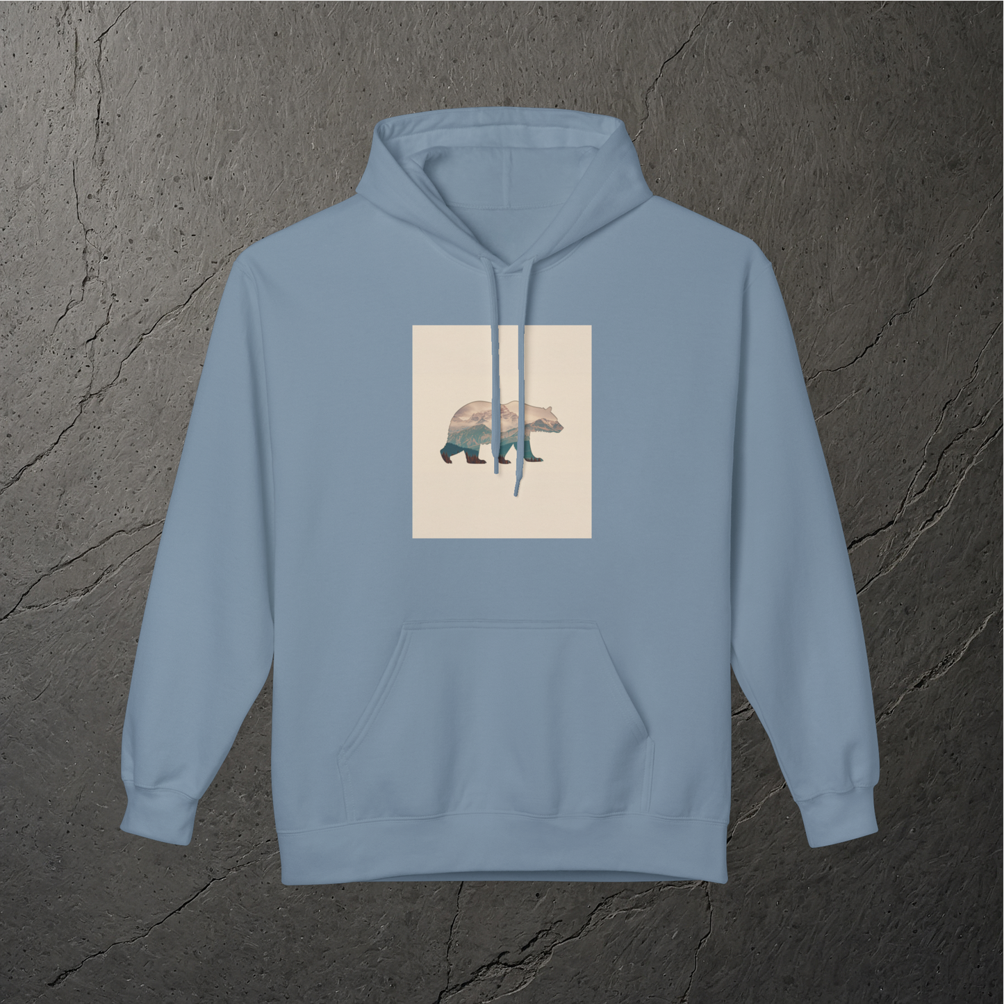 Berge im Fell - Hoodie - Softstyle Fleece