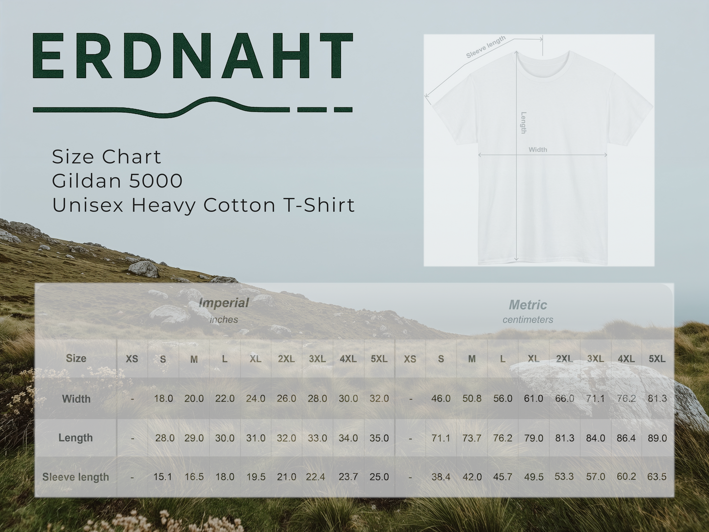 Bärenpfad im Abendlicht - T-Shirt - Heavy Cotton Unisex