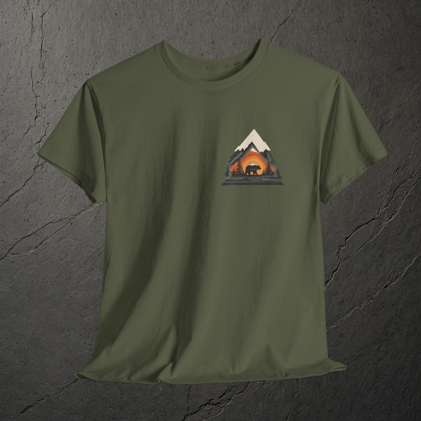 Bärenpfad im Abendlicht - T-Shirt - Heavy Cotton Unisex