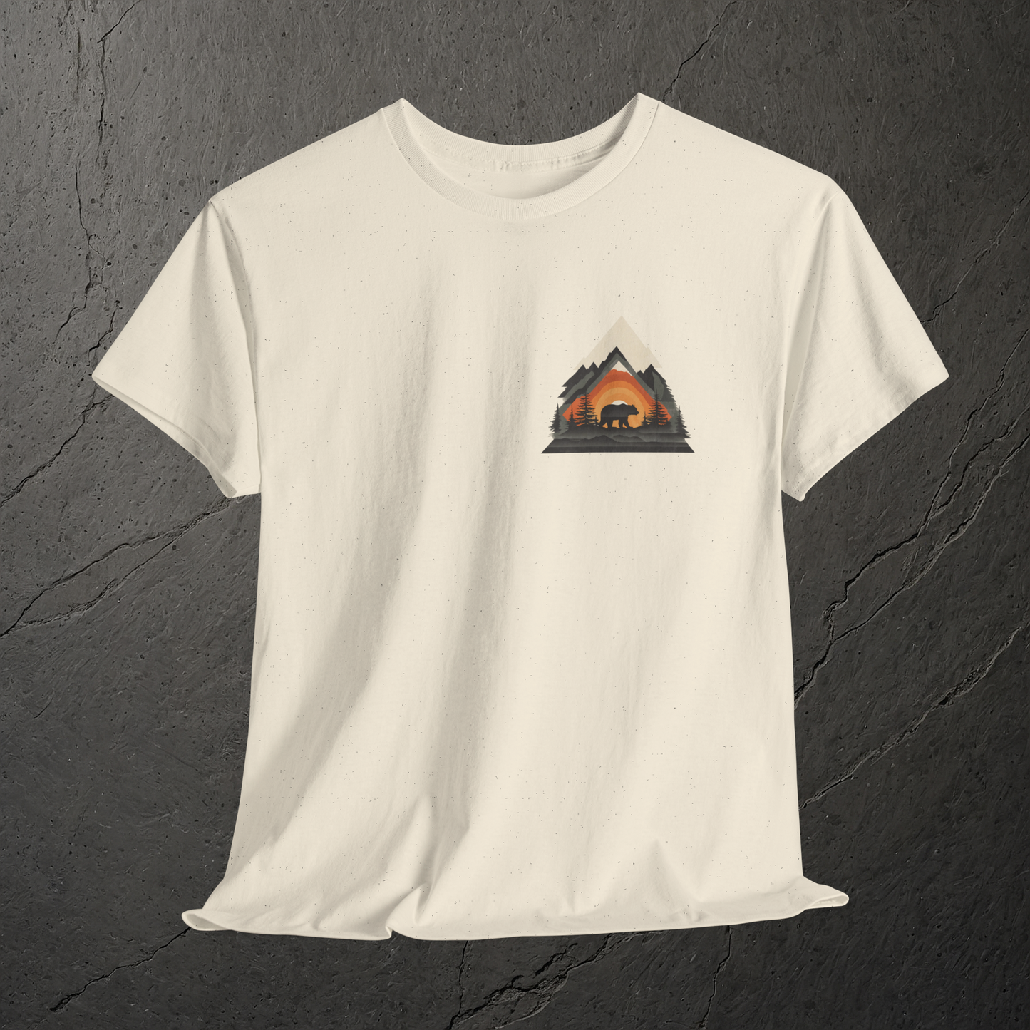 Bärenpfad im Abendlicht - T-Shirt - Heavy Cotton Unisex