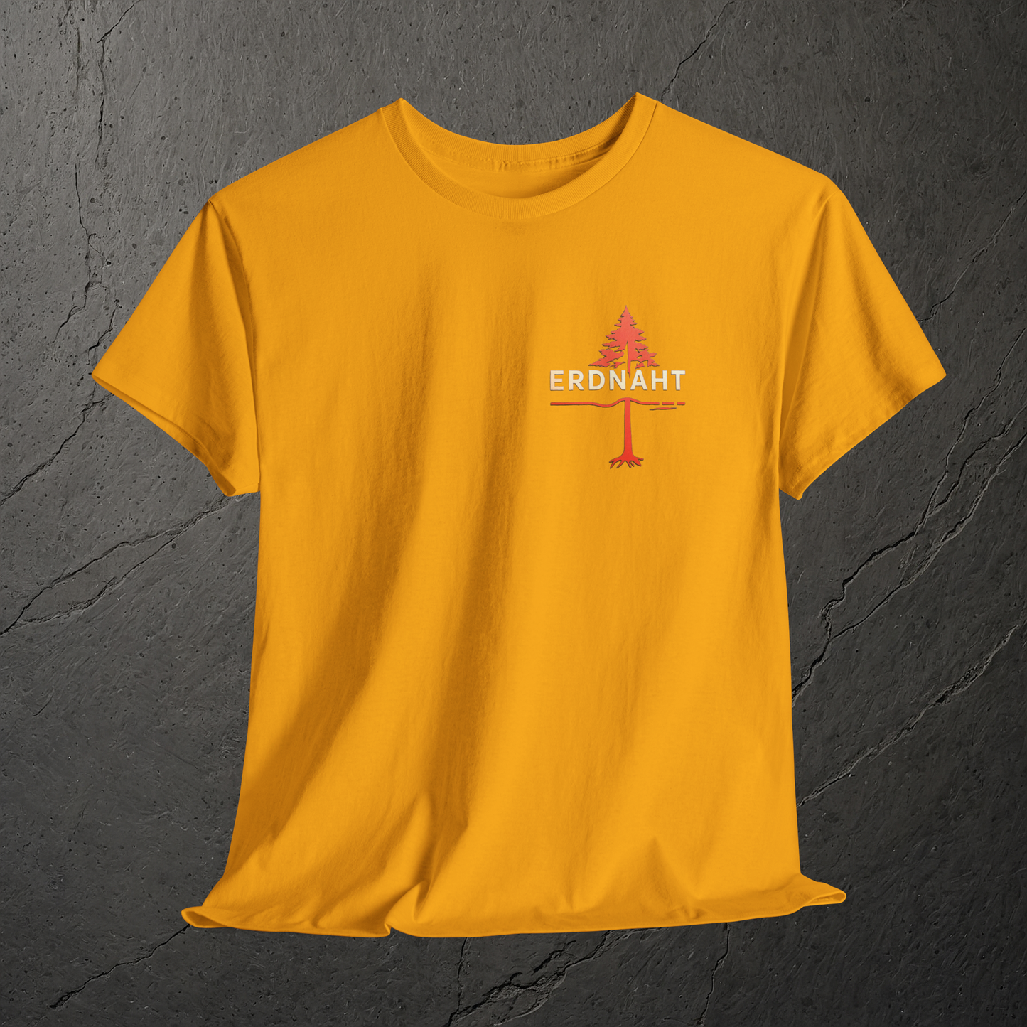 Erdlinie Wipfel und Wurzel  - T-Shirt - Heavy Cotton Unisex