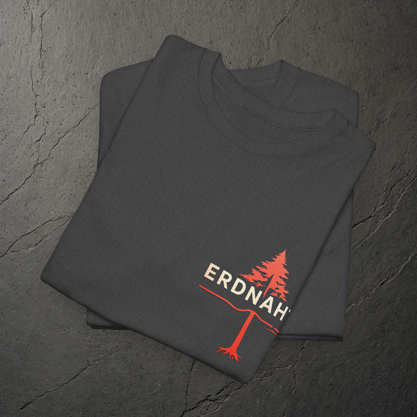 Erdlinie Wipfel und Wurzel  - T-Shirt - Heavy Cotton Unisex