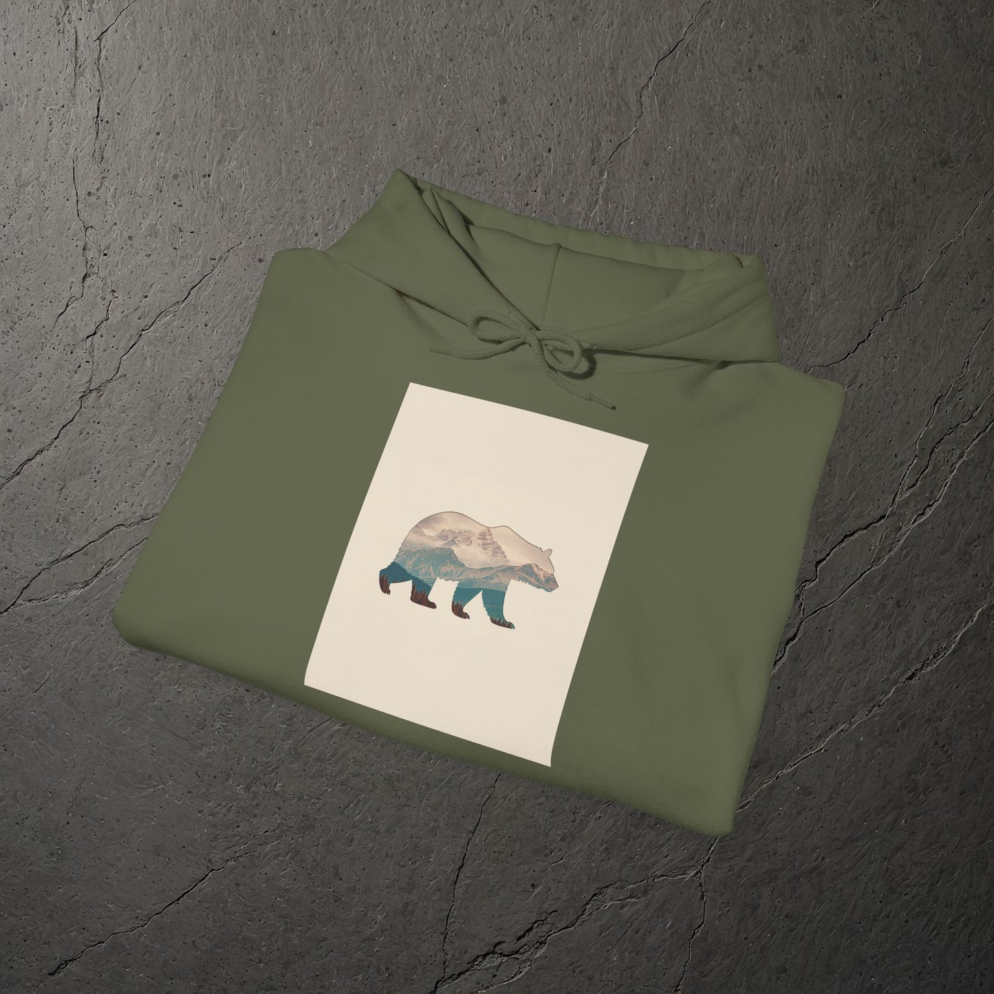 Berge im Fell - Hoodie - Softstyle Fleece