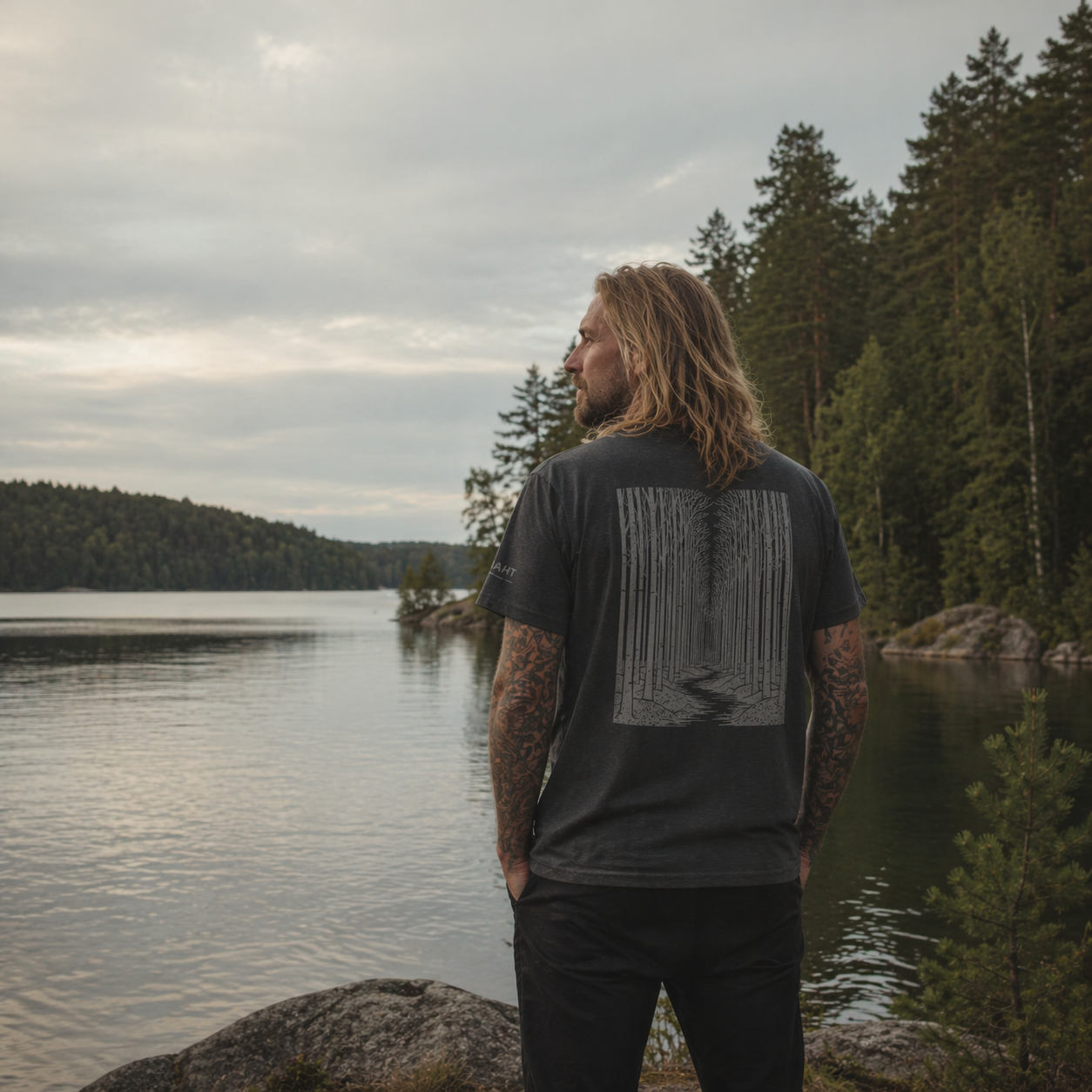 Eintritt in den Wald – T-Shirt – Heavy Cotton Unisex – K4