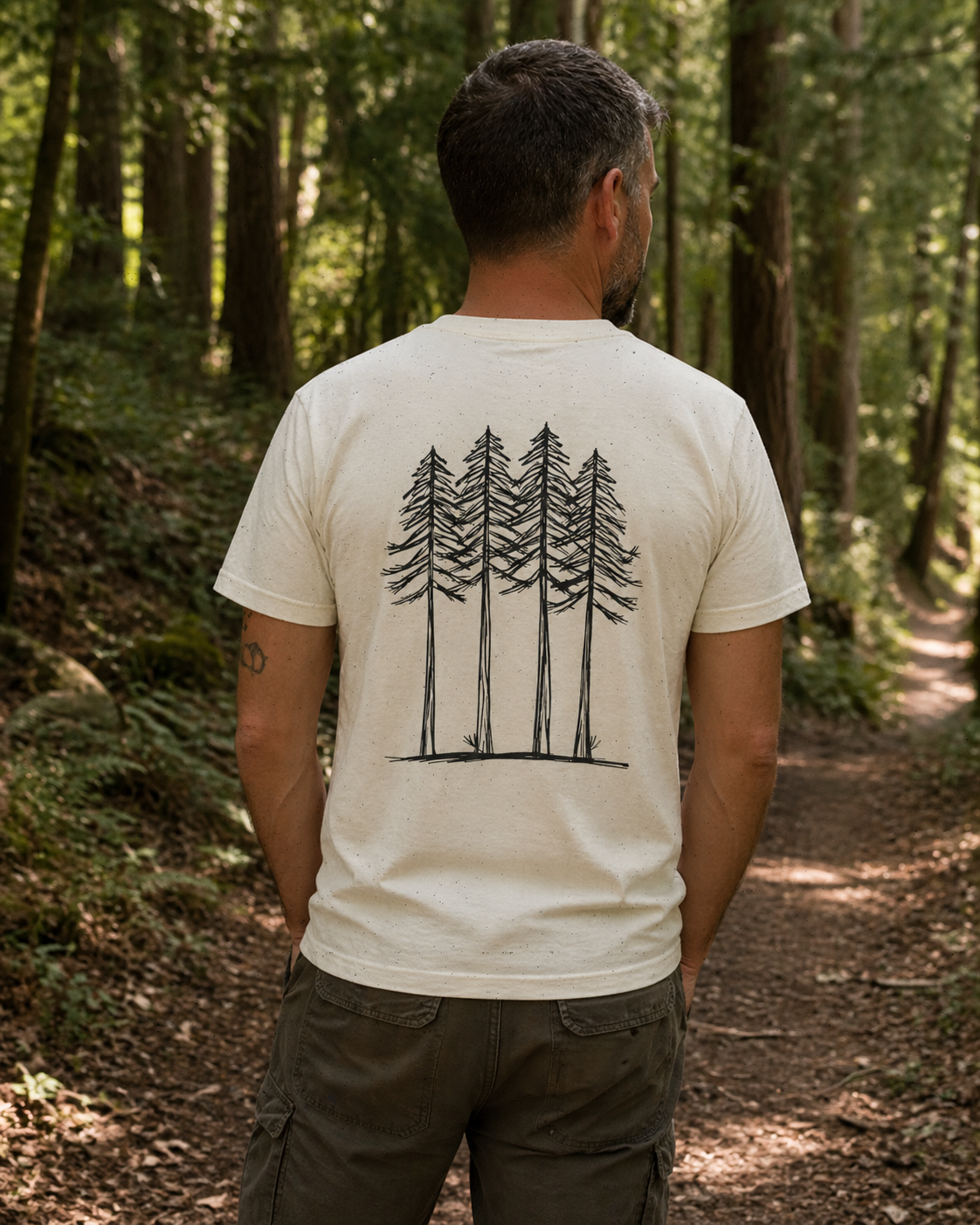 Waldsäulen – T-Shirt – Heavy Cotton Unisex – K4
