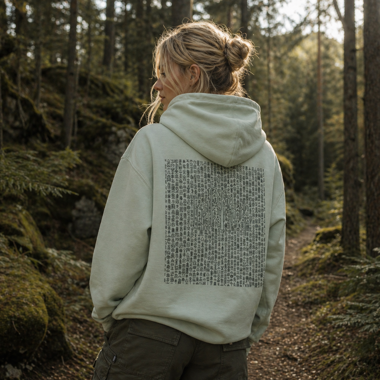 Waldschrift - Hoodie - K4