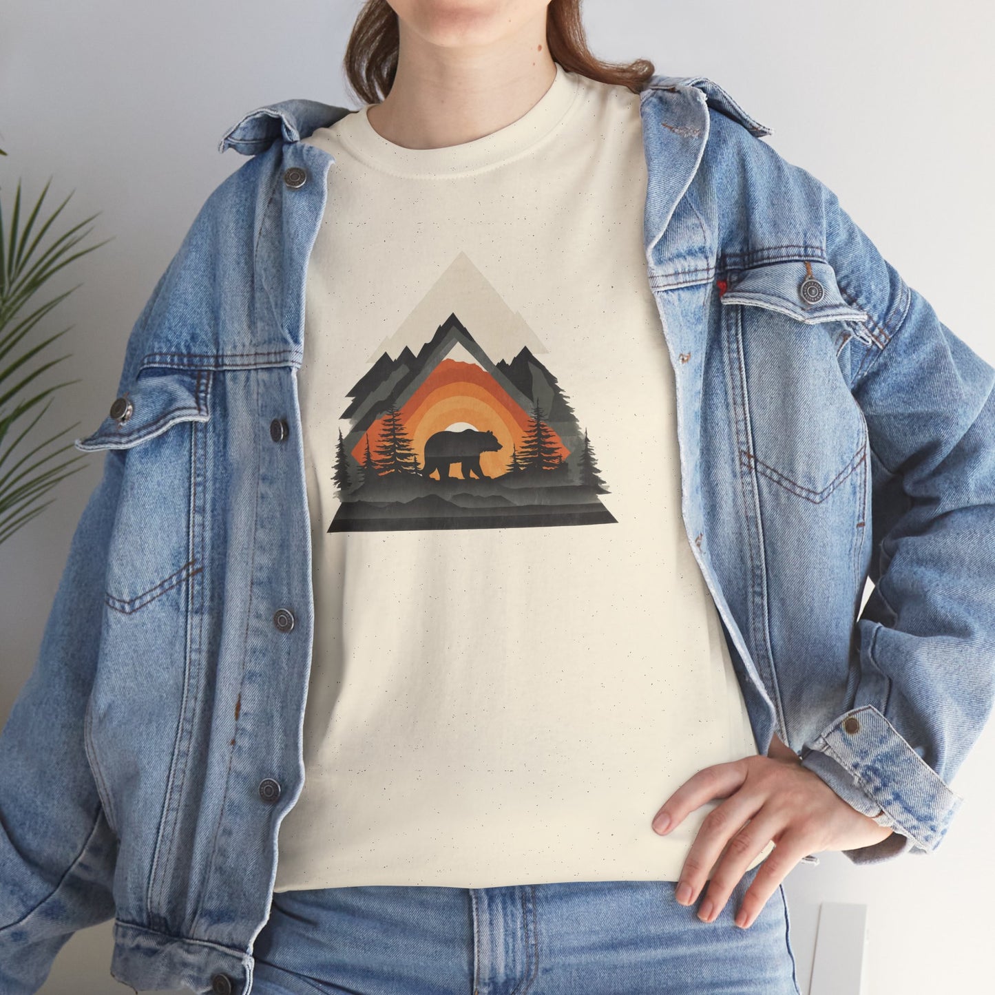 Bärenpfad im Abendlicht - T-Shirt - Heavy Cotton Unisex