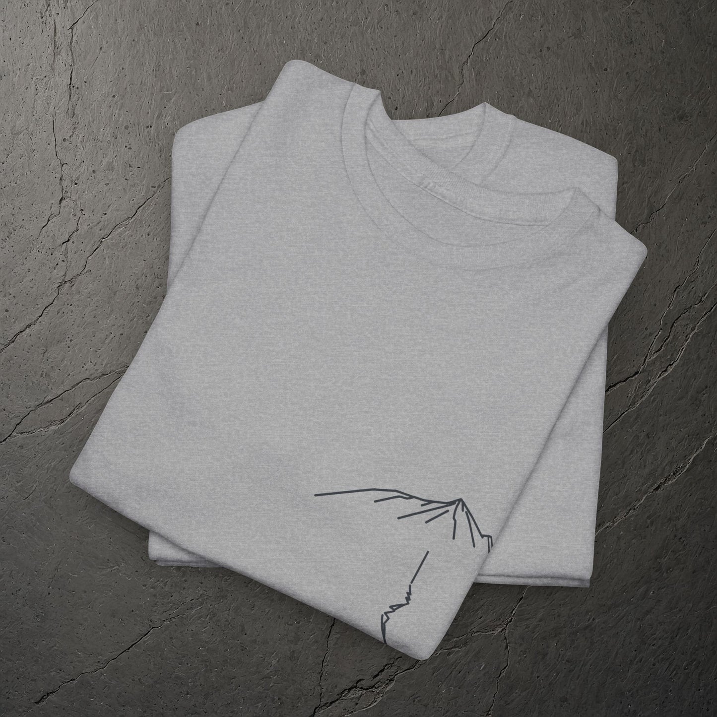 Bärenblick zum fernen Gipfel – T-Shirt – Heavy Cotton Unisex