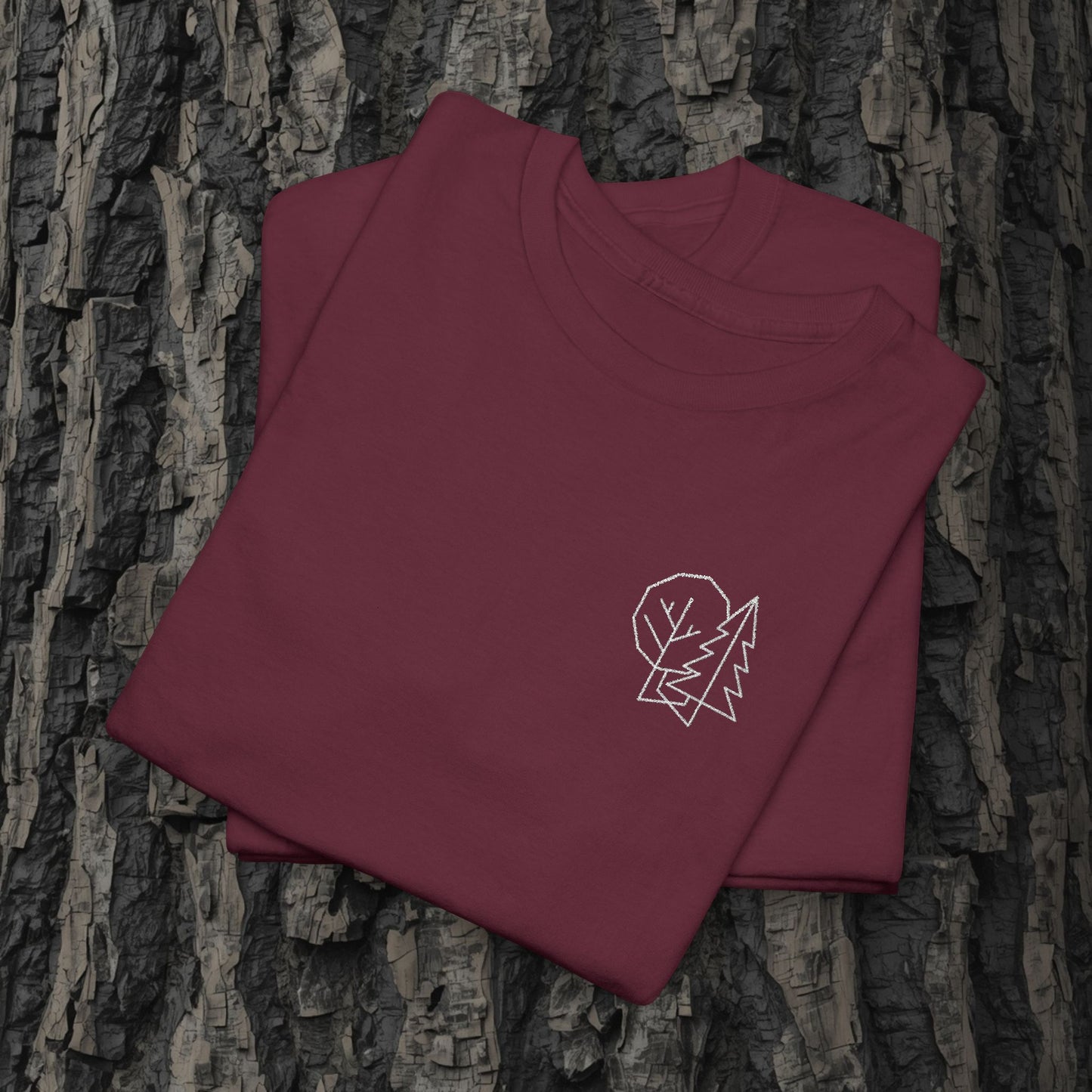 Unter Kronen Wappen Stick – T-Shirt – Heavy Cotton Unisex – K4