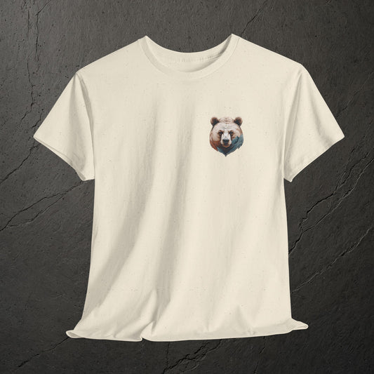 Höhenlinie auf Bär –T-Shirt – Heavy Cotton Unisex