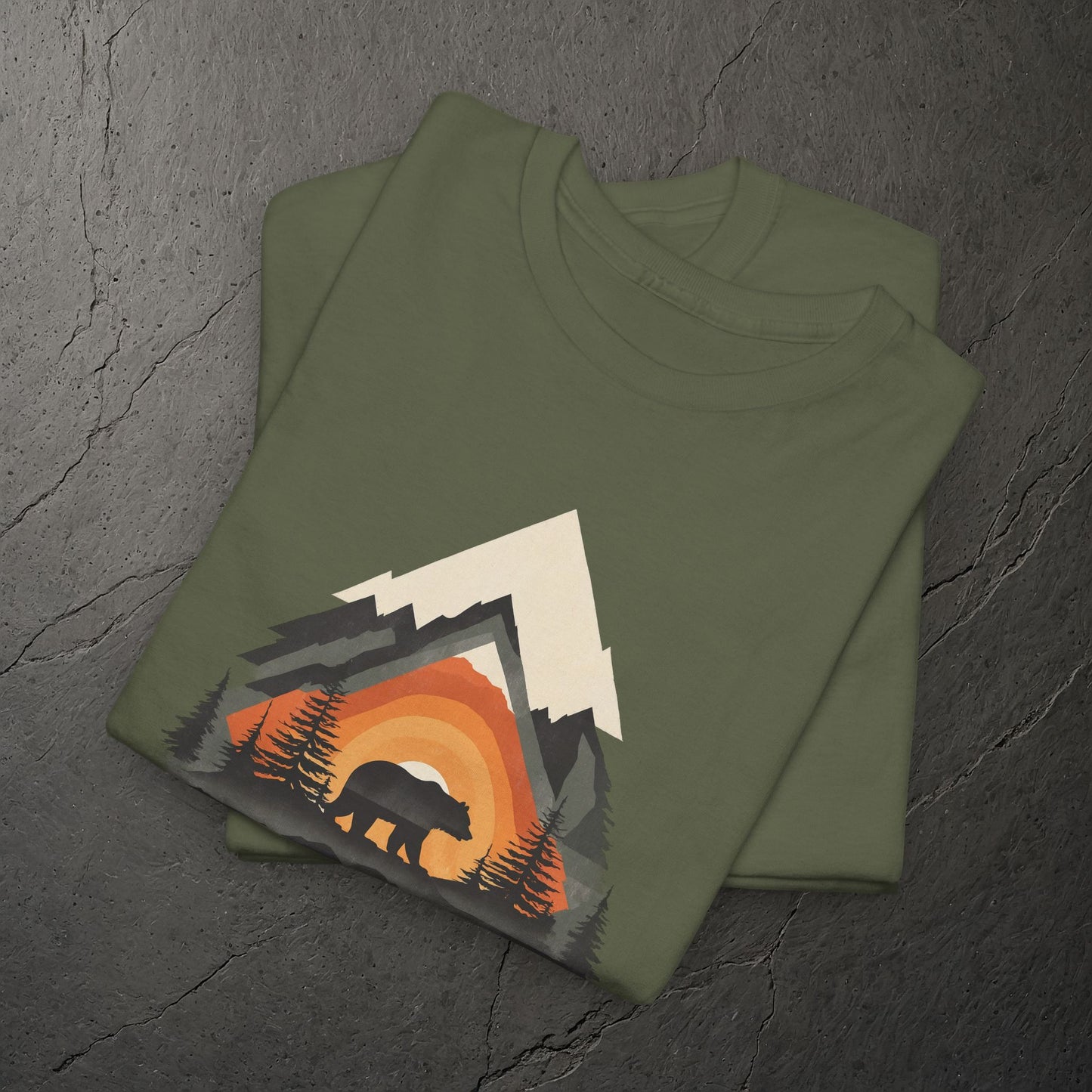 Bärenpfad im Abendlicht - T-Shirt - Heavy Cotton Unisex