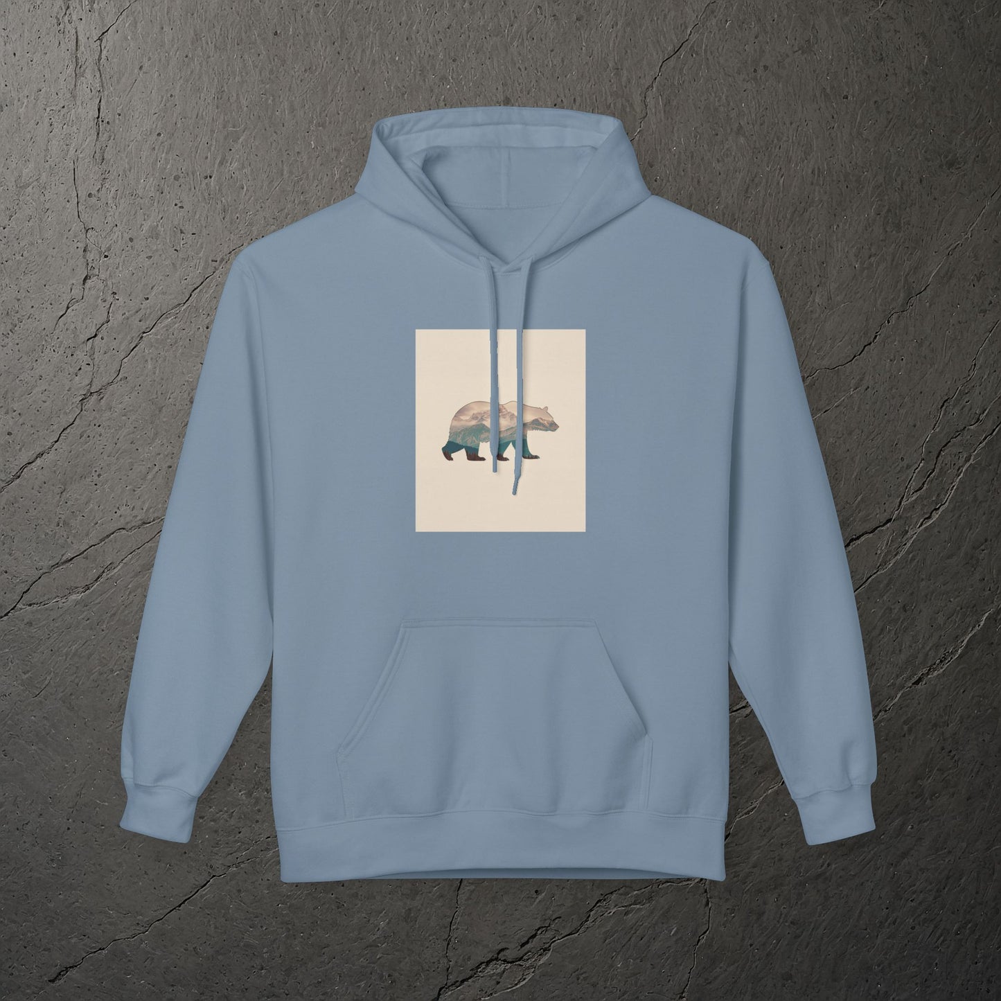 Berge im Fell - Hoodie - Softstyle Fleece