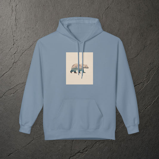 Berge im Fell - Hoodie - Softstyle Fleece