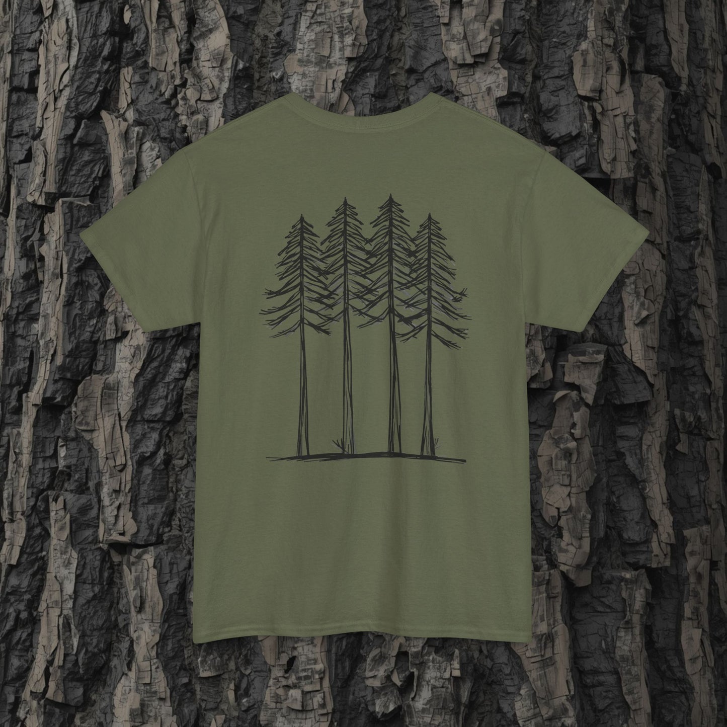 Waldsäulen – T-Shirt – Heavy Cotton Unisex – K4
