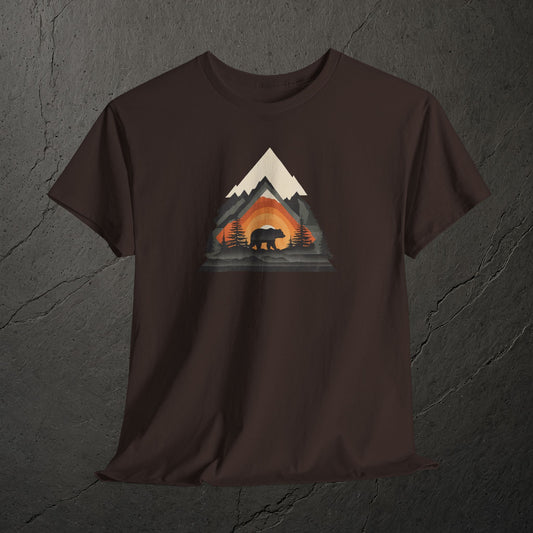 Bärenpfad im Abendlicht - T-Shirt - Heavy Cotton Unisex