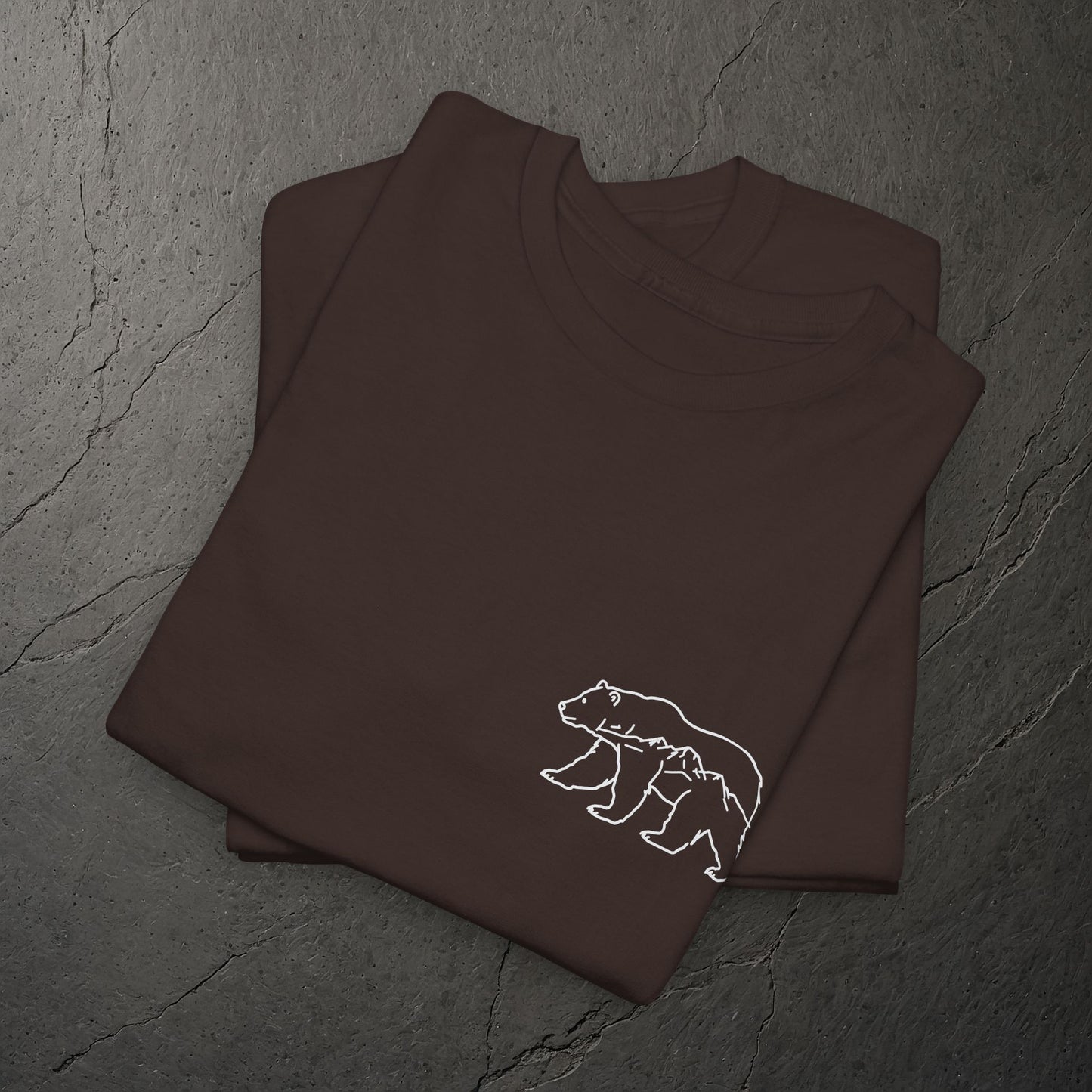 Bergspur im Bärenkörper – T-Shirt – Heavy Cotton Unisex