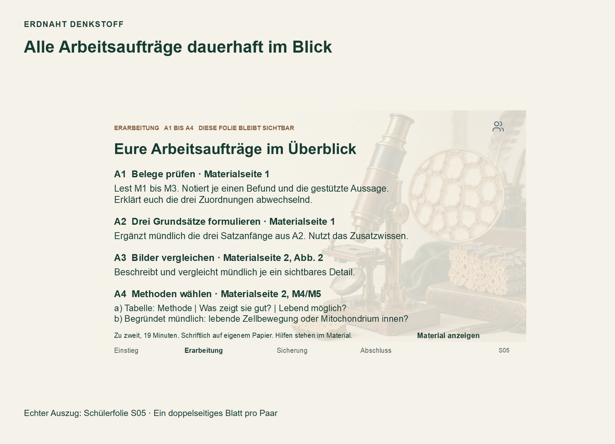 Zelltheorie. Galerie 3. Sek II. Denkstoff.