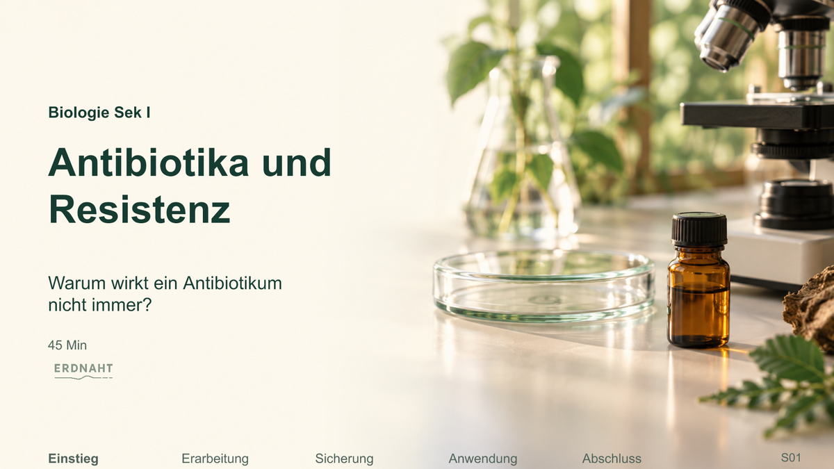 Antibiotika und Resistenz. Galerie 1. Sek I. Nah dran...!.