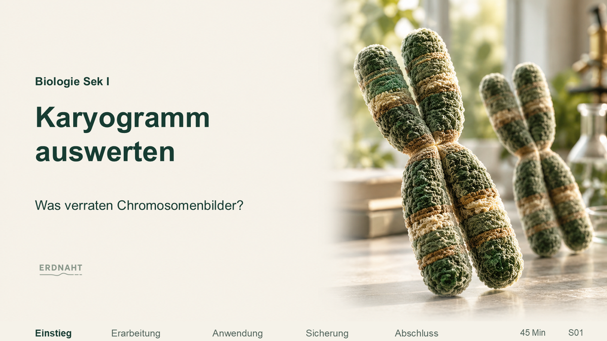 Ein Karyogramm auswerten. Galerie 1. Sek I. Nah dran...!.