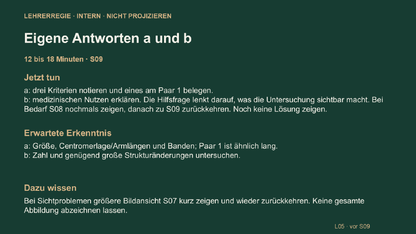 Ein Karyogramm auswerten. Galerie 5. Sek I. Nah dran...!.