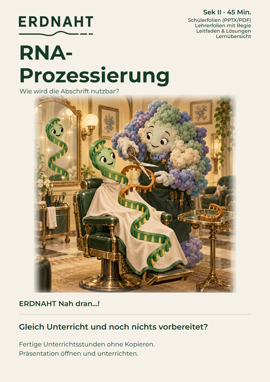 RNA-Prozessierung in Eukaryoten. Cover. Sek II. Nah dran...!.