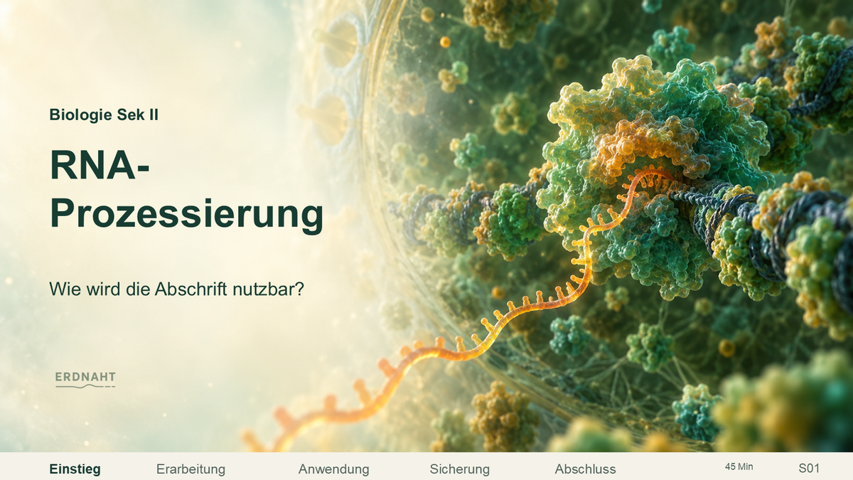 RNA-Prozessierung in Eukaryoten. Galerie 1. Sek II. Nah dran...!.