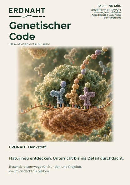 Genetischer Code. Cover. Sek II. Denkstoff.