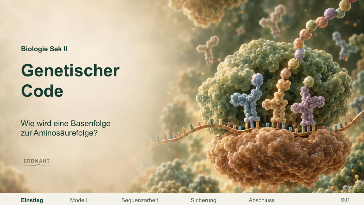 Genetischer Code. Galerie 1. Sek II. Denkstoff.