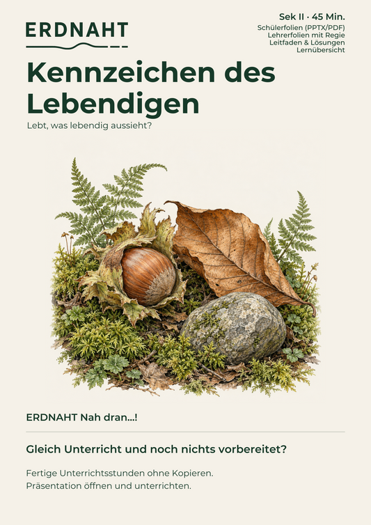 Kennzeichen des Lebendigen. Cover. Sek II. Nah dran...!.