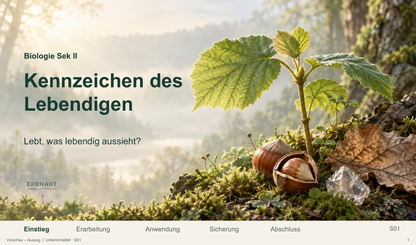 Kennzeichen des Lebendigen. Galerie 01 Titel. Sek II. Nah dran...!.
