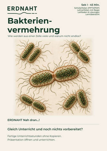 Bakterienvermehrung. Cover.